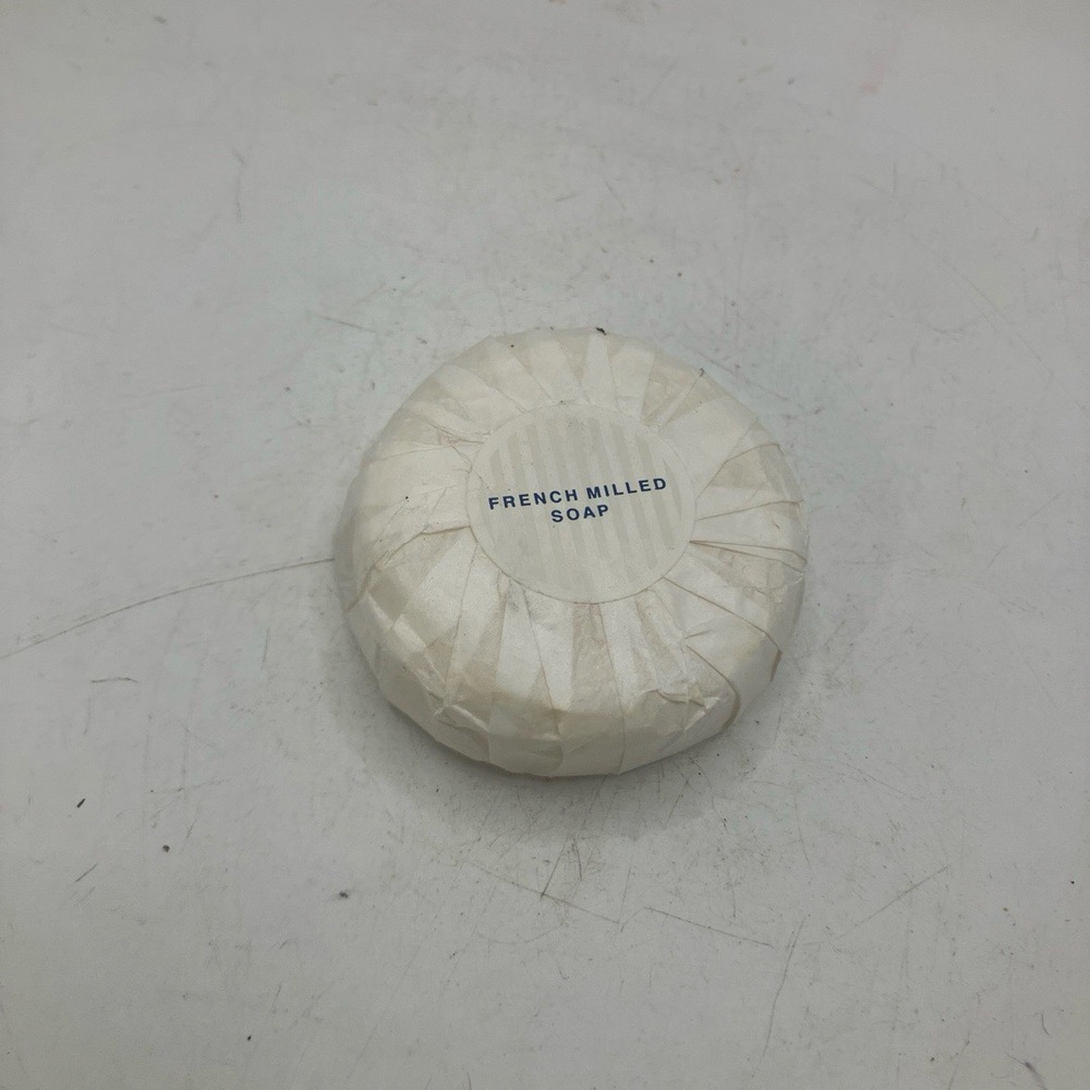 Soap French Milled Round Wrapped Classic Guest‎ Essential European Inspired